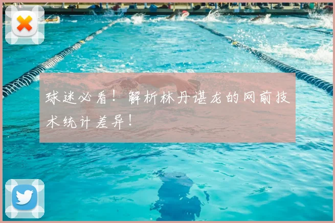 球迷必看!解析林丹谌龙的网前技术统计差异!